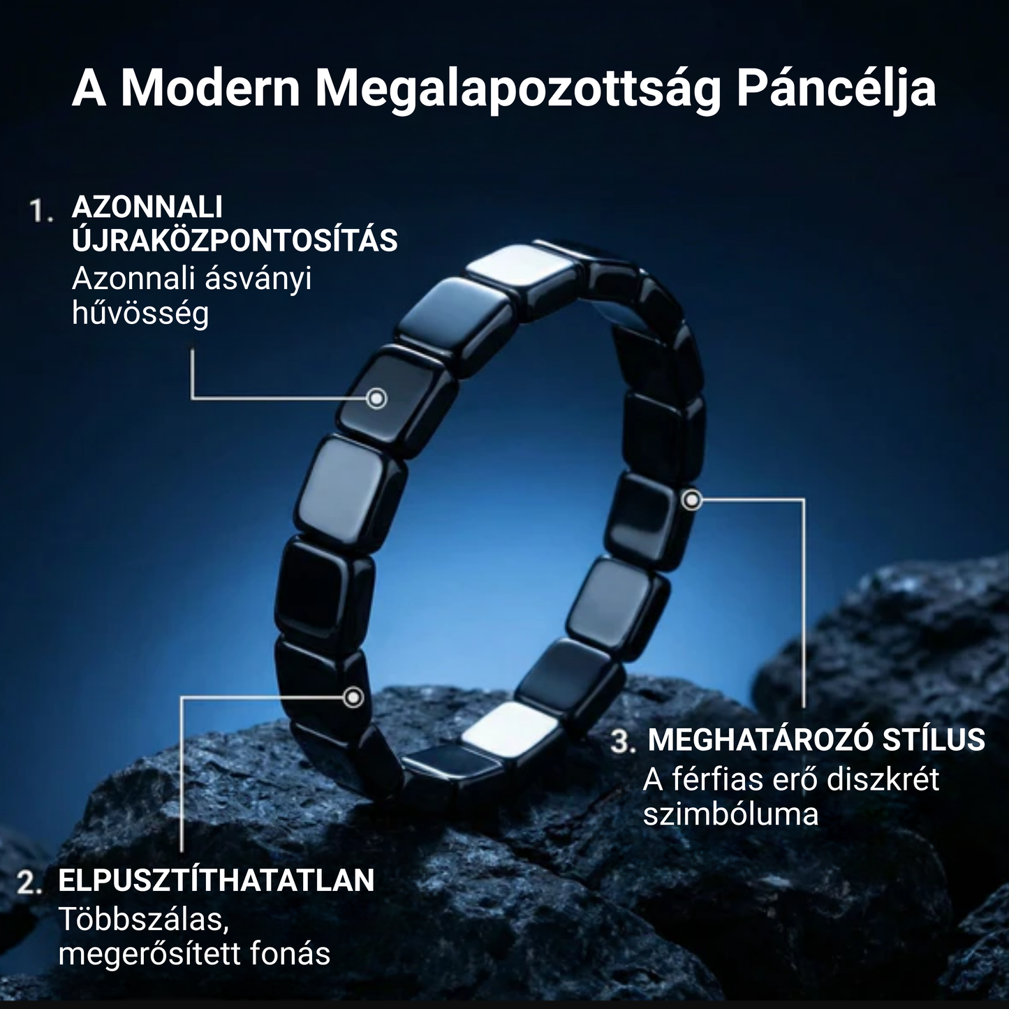 ELLYAN™ HEMATIT KARKÖTŐ